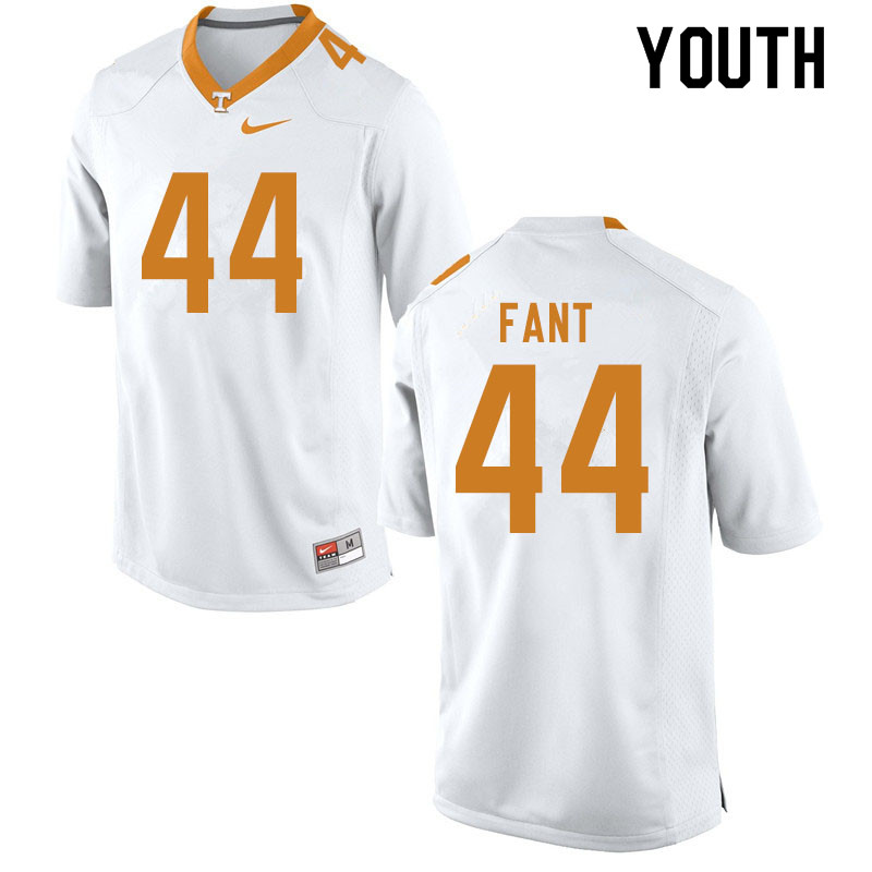 Youth #44 Princeton Fant Tennessee Volunteers College Football Jerseys Sale-White - Click Image to Close